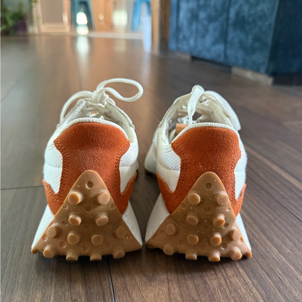 New Balance Women's Cream & Rust Retro-Style Runner Sneakers - Picture 3 of 5